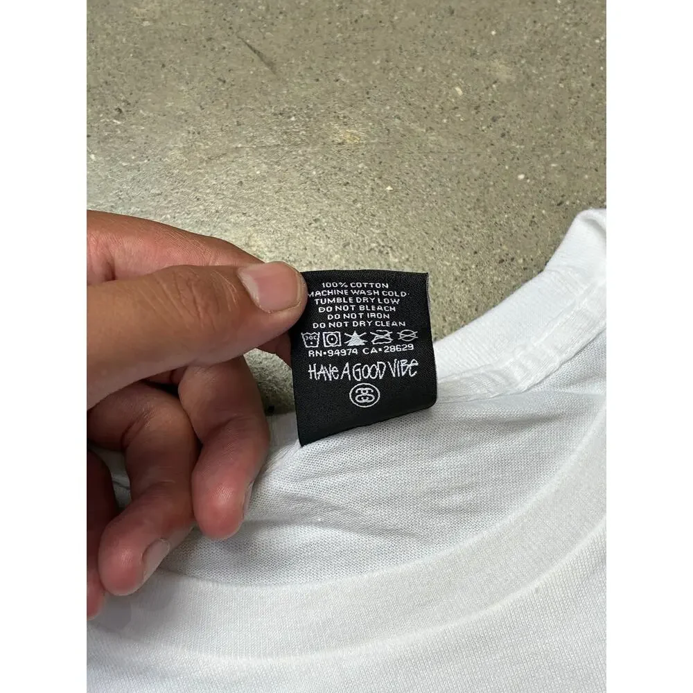 Stussy Skate Tough T-Shirt White Large